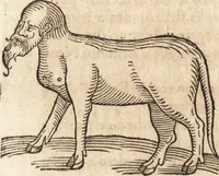 An illustration from Prodigiorvm ac ostentorvm chronicon : quae praeter naturae ordinem, motum, et operationem, et in svperioribus & his inferioribus mundi regionibus, ab exordio mundi usque ad haec nostra tempora, acciderunt ... (1557)