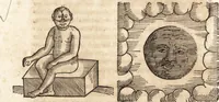 An illustration from Prodigiorvm ac ostentorvm chronicon : quae praeter naturae ordinem, motum, et operationem, et in svperioribus & his inferioribus mundi regionibus, ab exordio mundi usque ad haec nostra tempora, acciderunt ... (1557)