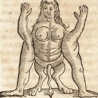 An illustration from Prodigiorvm ac ostentorvm chronicon : quae praeter naturae ordinem, motum, et operationem, et in svperioribus & his inferioribus mundi regionibus, ab exordio mundi usque ad haec nostra tempora, acciderunt ... (1557)