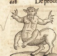 An illustration from Prodigiorvm ac ostentorvm chronicon : quae praeter naturae ordinem, motum, et operationem, et in svperioribus & his inferioribus mundi regionibus, ab exordio mundi usque ad haec nostra tempora, acciderunt ... (1557)