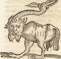 An illustration from Prodigiorvm ac ostentorvm chronicon : quae praeter naturae ordinem, motum, et operationem, et in svperioribus & his inferioribus mundi regionibus, ab exordio mundi usque ad haec nostra tempora, acciderunt ... (1557)