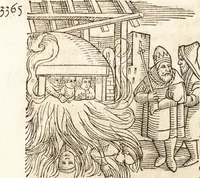 Picture 101 of 990 from Prodigiorvm ac ostentorvm chronicon : quae praeter naturae ordinem, motum, et operationem, et in svperioribus & his inferioribus mundi regionibus, ab exordio mundi usque ad haec nostra tempora, acciderunt ... (1557), leaf 72