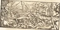 An illustration from Prodigiorvm ac ostentorvm chronicon : quae praeter naturae ordinem, motum, et operationem, et in svperioribus & his inferioribus mundi regionibus, ab exordio mundi usque ad haec nostra tempora, acciderunt ... (1557)