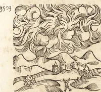 Picture 124 of 990 from Prodigiorvm ac ostentorvm chronicon : quae praeter naturae ordinem, motum, et operationem, et in svperioribus & his inferioribus mundi regionibus, ab exordio mundi usque ad haec nostra tempora, acciderunt ... (1557), leaf 87