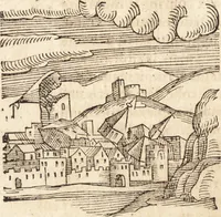An illustration from Prodigiorvm ac ostentorvm chronicon : quae praeter naturae ordinem, motum, et operationem, et in svperioribus & his inferioribus mundi regionibus, ab exordio mundi usque ad haec nostra tempora, acciderunt ... (1557)