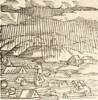 Picture 138 of 990 from Prodigiorvm ac ostentorvm chronicon : quae praeter naturae ordinem, motum, et operationem, et in svperioribus & his inferioribus mundi regionibus, ab exordio mundi usque ad haec nostra tempora, acciderunt ... (1557), leaf 93