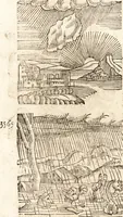 Picture 139 of 990 from Prodigiorvm ac ostentorvm chronicon : quae praeter naturae ordinem, motum, et operationem, et in svperioribus & his inferioribus mundi regionibus, ab exordio mundi usque ad haec nostra tempora, acciderunt ... (1557), leaf 94