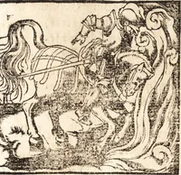 Picture 141 of 990 from Prodigiorvm ac ostentorvm chronicon : quae praeter naturae ordinem, motum, et operationem, et in svperioribus & his inferioribus mundi regionibus, ab exordio mundi usque ad haec nostra tempora, acciderunt ... (1557), leaf 96