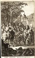 Picture 36 of 47 from Q. Curtius Rufus De rebus gestis Alexandri Magni : cum commentariis Raderi, Bongarsii, Popmae, Salmaaii, Gronovii, Loccenii & Freinshemii : hujusque & vetustioribus supplementis, nec non locorum difficiliorum interpretatione, & indice philologico locupletissimo rerum & verborum : accedunt figurae aeneae ad historiam Alexandri Magni apud curtium illustrandam necessariae (1696), leaf 744