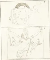 An illustration from Recherches sur l'origine, l'esprit et les progrès des arts de la Grèce : sur leur connexion avec les arts et la religion de plus anciens peuples connus : sur les monumens antiques de l'Inde, de la Perse, du reste de l'Asie, de l'Europe et de l'Égypte (1785)
