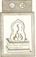 An illustration from Recherches sur l'origine, l'esprit et les progrès des arts de la Grèce : sur leur connexion avec les arts et la religion de plus anciens peuples connus : sur les monumens antiques de l'Inde, de la Perse, du reste de l'Asie, de l'Europe et de l'Égypte (1785)