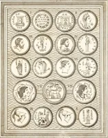 An illustration from Recherches sur l'origine, l'esprit et les progrès des arts de la Grèce : sur leur connexion avec les arts et la religion de plus anciens peuples connus : sur les monumens antiques de l'Inde, de la Perse, du reste de l'Asie, de l'Europe et de l'Égypte (1785)