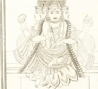 An illustration from Recherches sur l'origine, l'esprit et les progrès des arts de la Grèce : sur leur connexion avec les arts et la religion de plus anciens peuples connus : sur les monumens antiques de l'Inde, de la Perse, du reste de l'Asie, de l'Europe et de l'Égypte (1785)