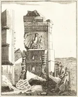 An illustration from Recherches sur l'origine, l'esprit et les progrès des arts de la Grèce : sur leur connexion avec les arts et la religion de plus anciens peuples connus : sur les monumens antiques de l'Inde, de la Perse, du reste de l'Asie, de l'Europe et de l'Égypte (1785)