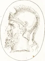 An illustration from Recueil de trois cent têtes et sujets de composition [graphic] (1775)
