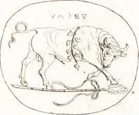 An illustration from Recueil de trois cent têtes et sujets de composition [graphic] (1775)