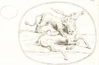 An illustration from Recueil de trois cent têtes et sujets de composition [graphic] (1775)