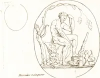 An illustration from Recueil de trois cent têtes et sujets de composition [graphic] (1775)