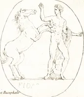 An illustration from Recueil de trois cent têtes et sujets de composition [graphic] (1775)