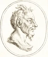 An illustration from Recueil de trois cent têtes et sujets de composition [graphic] (1775)