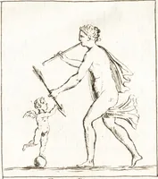 An illustration from Recueil de trois cent têtes et sujets de composition [graphic] (1775)