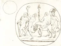 An illustration from Recueil de trois cent têtes et sujets de composition [graphic] (1775)