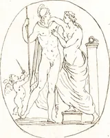 An illustration from Recueil de trois cent têtes et sujets de composition [graphic] (1775)