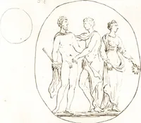 An illustration from Recueil de trois cent têtes et sujets de composition [graphic] (1775)