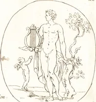 An illustration from Recueil de trois cent têtes et sujets de composition [graphic] (1775)