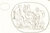 An illustration from Recueil de trois cent têtes et sujets de composition [graphic] (1775)