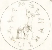 Picture 184 of 305 from Recueil de trois cent têtes et sujets de composition [graphic] (1775), leaf 190