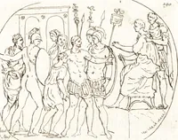 An illustration from Recueil de trois cent têtes et sujets de composition [graphic] (1775)