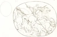An illustration from Recueil de trois cent têtes et sujets de composition [graphic] (1775)