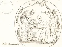 Picture 195 of 305 from Recueil de trois cent têtes et sujets de composition [graphic] (1775), leaf 202