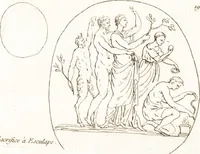 An illustration from Recueil de trois cent têtes et sujets de composition [graphic] (1775)