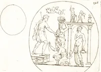 An illustration from Recueil de trois cent têtes et sujets de composition [graphic] (1775)