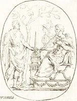 An illustration from Recueil de trois cent têtes et sujets de composition [graphic] (1775)