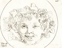 Picture 208 of 305 from Recueil de trois cent têtes et sujets de composition [graphic] (1775), leaf 214