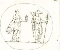 An illustration from Recueil de trois cent têtes et sujets de composition [graphic] (1775)