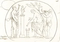 An illustration from Recueil de trois cent têtes et sujets de composition [graphic] (1775)