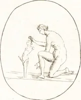 An illustration from Recueil de trois cent têtes et sujets de composition [graphic] (1775)