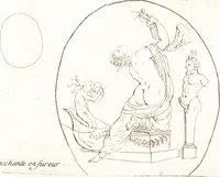 Picture 214 of 305 from Recueil de trois cent têtes et sujets de composition [graphic] (1775), leaf 220