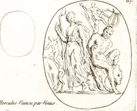 An illustration from Recueil de trois cent têtes et sujets de composition [graphic] (1775)