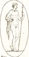 An illustration from Recueil de trois cent têtes et sujets de composition [graphic] (1775)