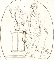 An illustration from Recueil de trois cent têtes et sujets de composition [graphic] (1775)