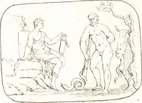 An illustration from Recueil de trois cent têtes et sujets de composition [graphic] (1775)