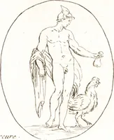 An illustration from Recueil de trois cent têtes et sujets de composition [graphic] (1775)