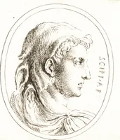 Picture 22 of 305 from Recueil de trois cent têtes et sujets de composition [graphic] (1775), leaf 28