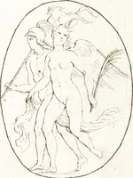An illustration from Recueil de trois cent têtes et sujets de composition [graphic] (1775)