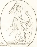 Picture 303 of 305 from Recueil de trois cent têtes et sujets de composition [graphic] (1775), leaf 306